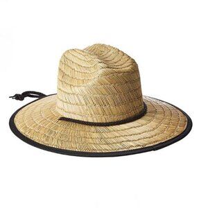 NWT Women Men CLASSIC Lifeguard Hat Straw Beach Wide Brim Sun hat Outdoo…